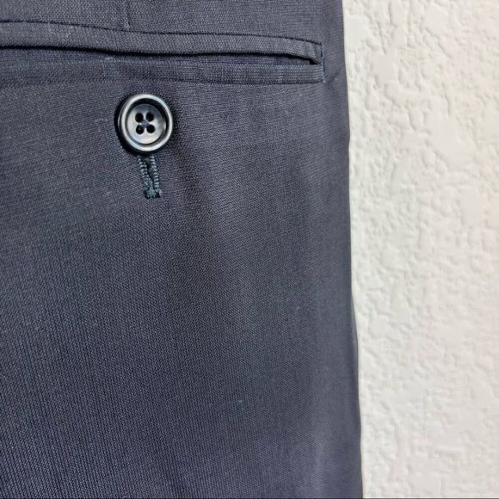 Men's Armani Collezioni Flat Front Italian Trousers - Picture 6 of 10